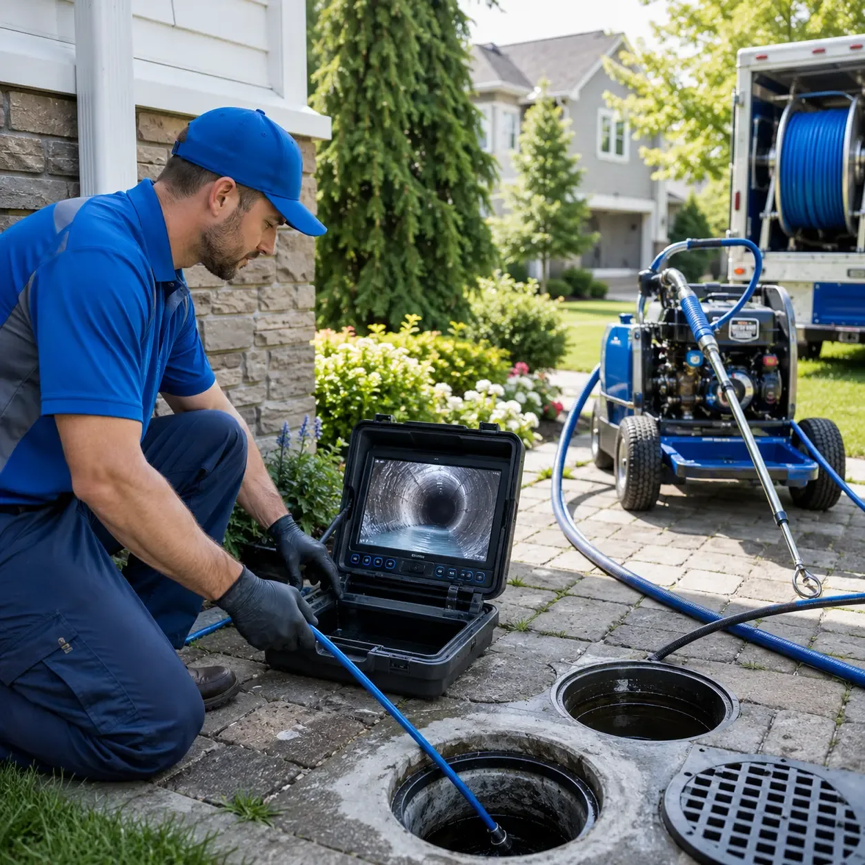 Outdoor drain cleaning professionals serving Denbo, PA